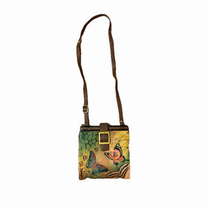 Anuschka Hand Painted Leather Crossbody